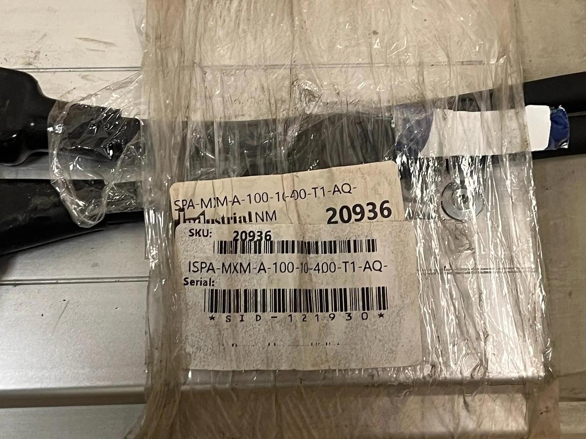 Used IAI ISPA-MXM-A-100-10-400-T1-AQ-NM Linear Actuator | 400mm 100W Reverse Home