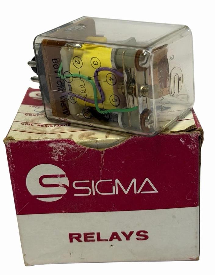 NIB SIGMA 48R0-2500G-SIL RELAY 2AMP 24VDC/120VAC 48R02500GSIL