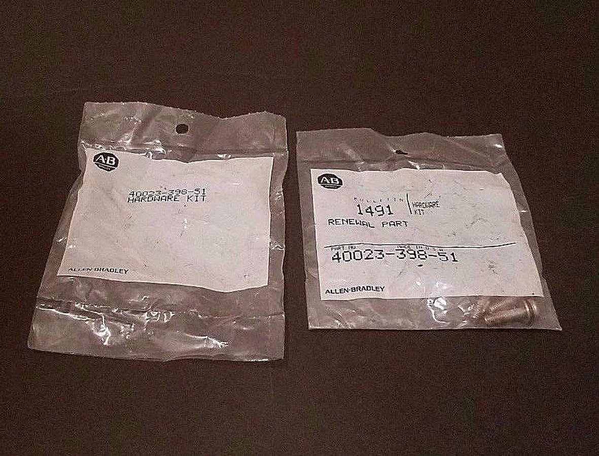 Used LOT OF 2 NEW ALLEN BRADLEY 40023-398-51 HARDWARE KITS 4002339851