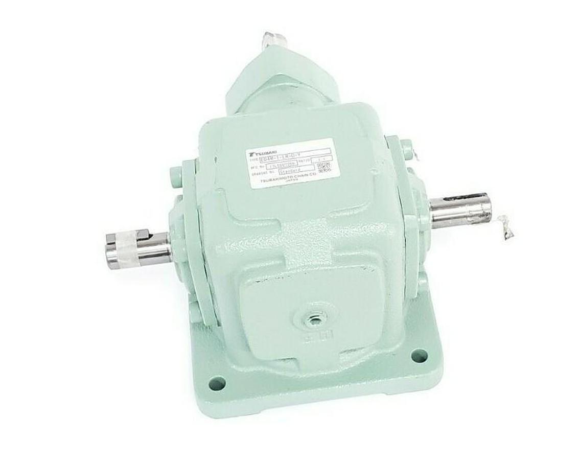 Used NEW TSUBAKI ED4M-1-LR-O-Y MITER RIGHT ANGLE GEAR REDUCER 1:1 RATIO ED4M-1-LR-0-Y