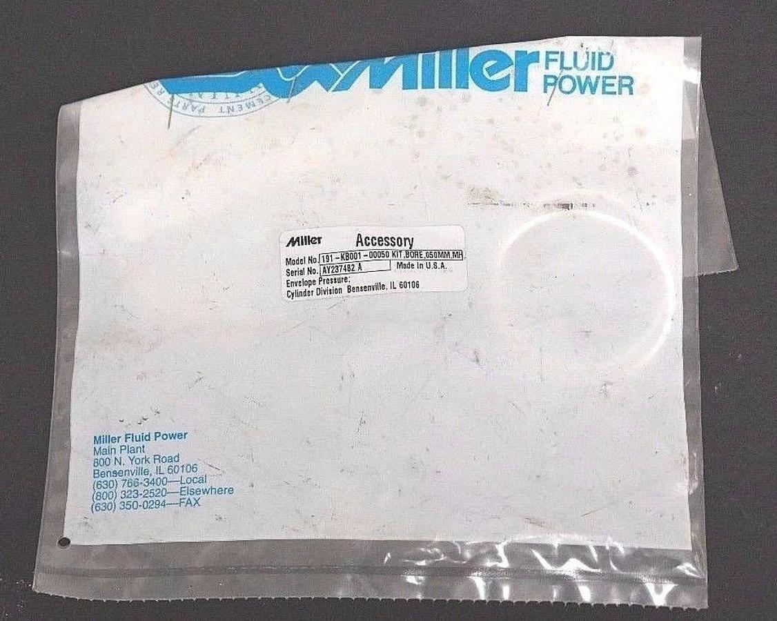 Used NEW MILLER FLUID POWER 191-KB001-00050 BORE KIT, 050MM, MH