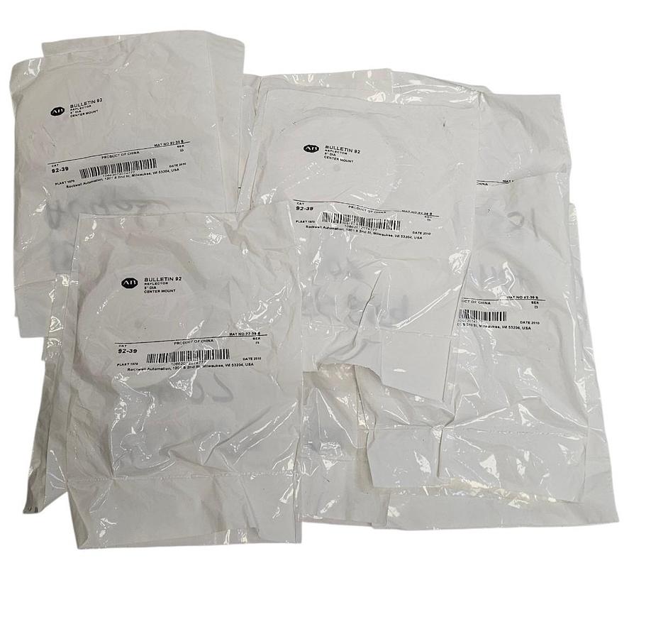 Used LOT OF 11 NEW ALLEN BRADLY 92-39 REFLECTORS 3'' DIA CENTER MOUNT SER. B