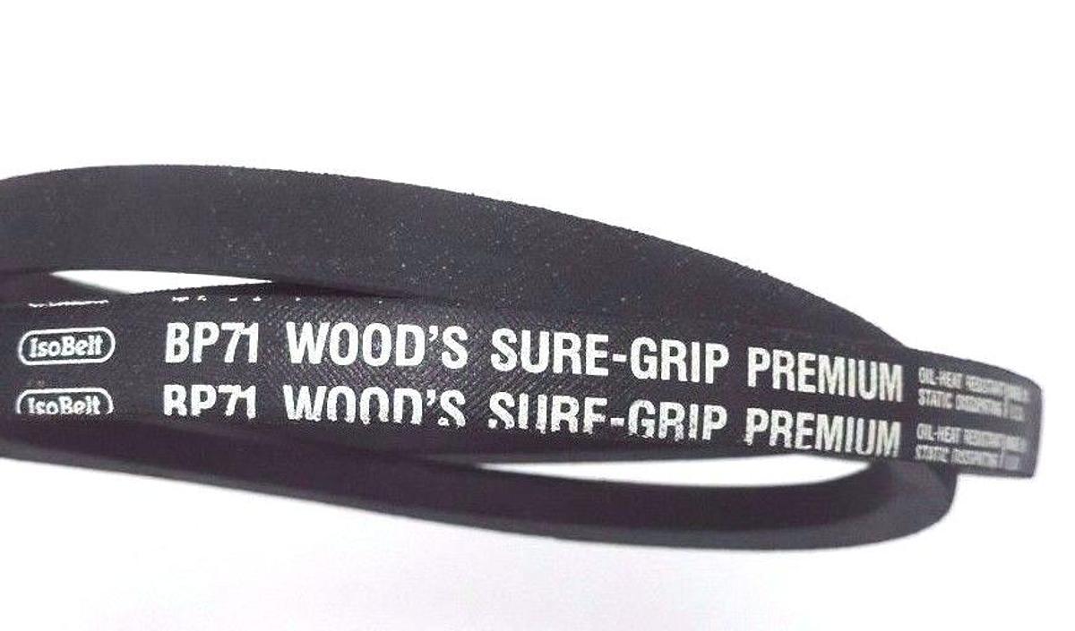 LOT OF 3 NEW TB WOOD'S BP71 SURE-GRIP V-BELTS 21/32'' WIDTH 73.8'' LENGTH