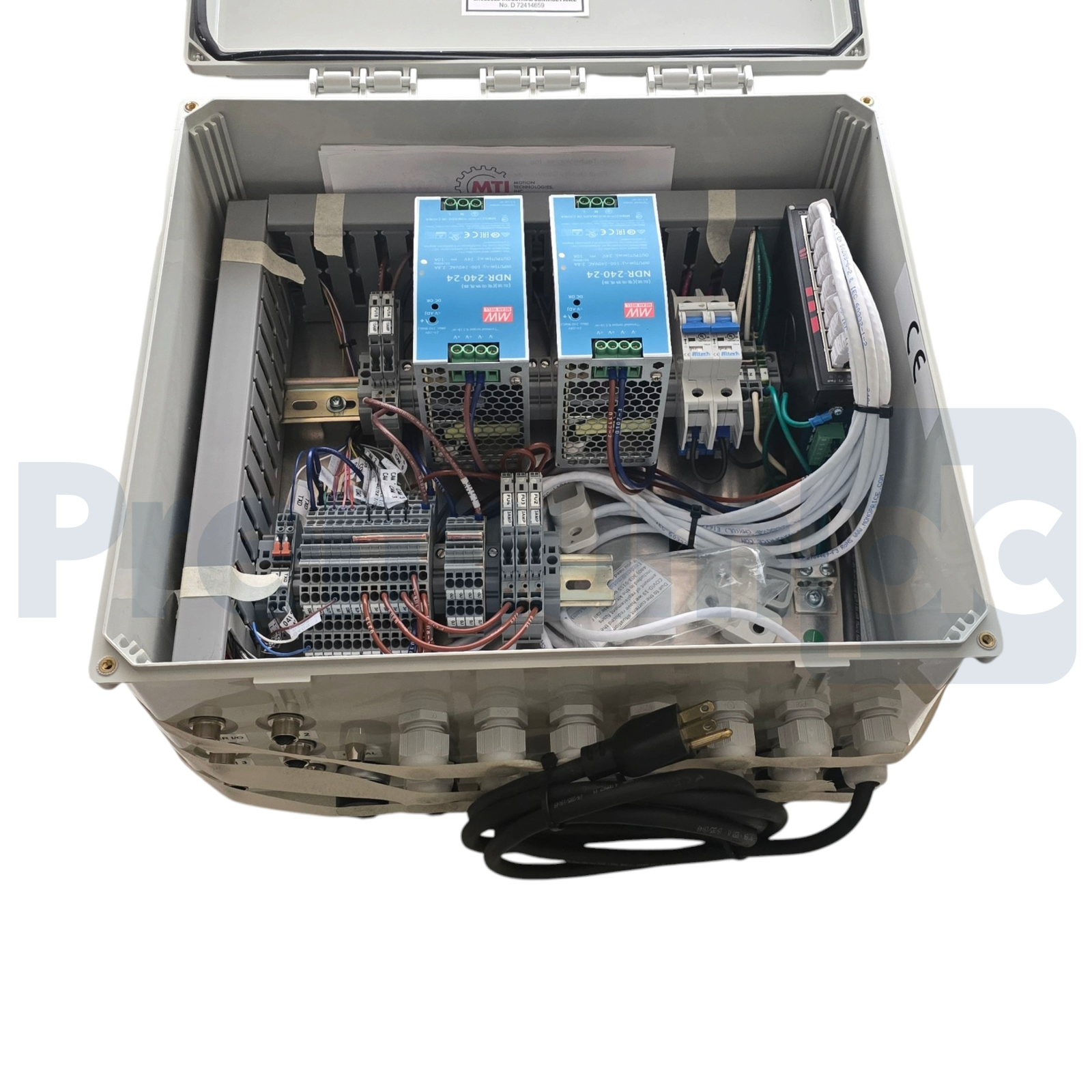 Used Cognex LGM-PNL-06-210-US 6-Cam I/O Power Box Panel 820-10207-1R NSMP