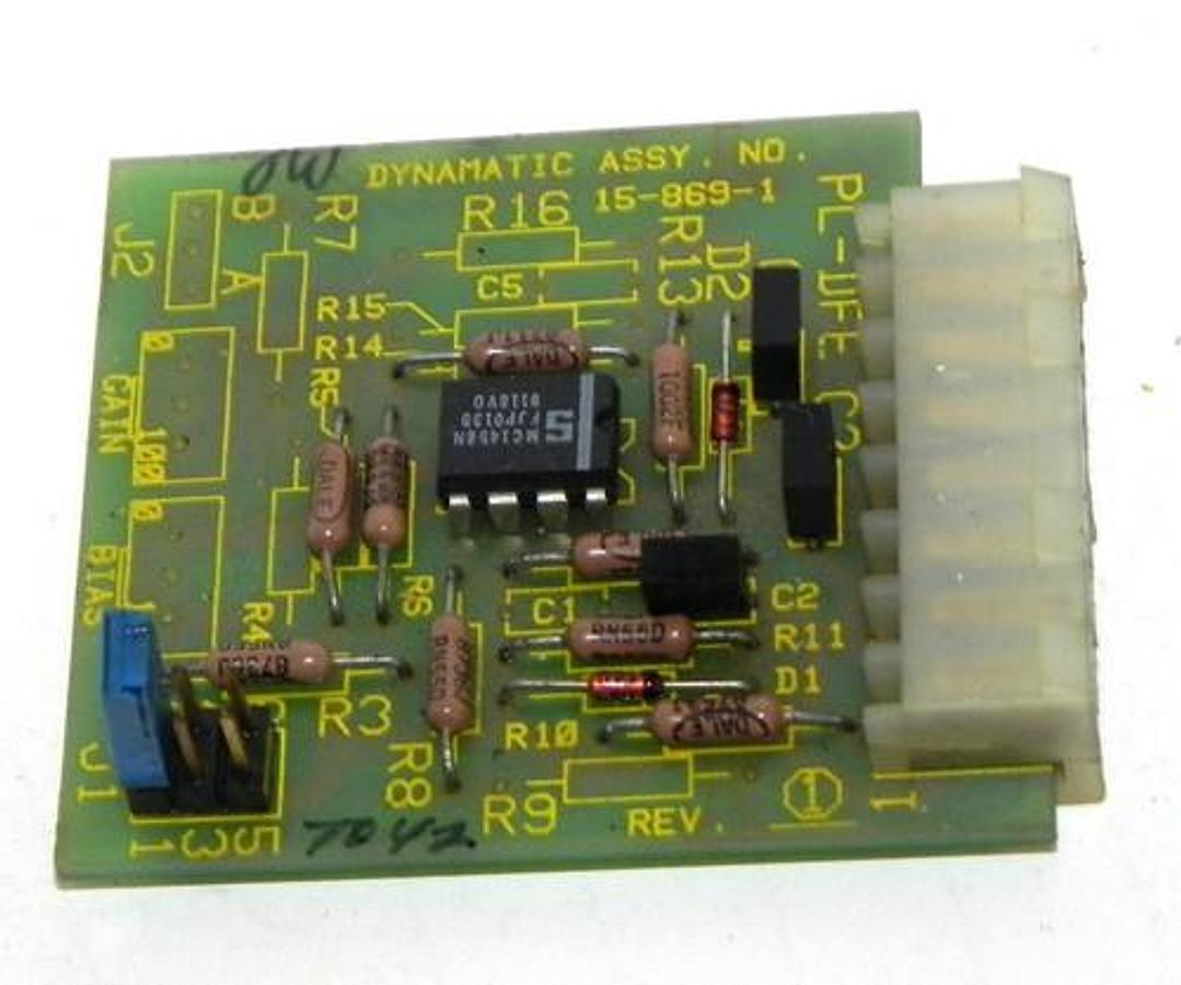 Used EATON CUTLER-HAMMER 15-869-1 DYNAMATIC ASSEMBLY BOARD 158691