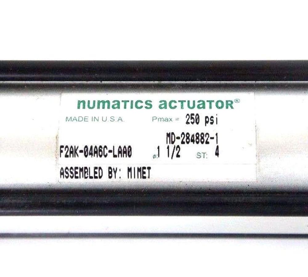 Used NEW NUMATICS F2AK-04A6C-LAA0 CYLINDER F2AK04A6CLAA0
