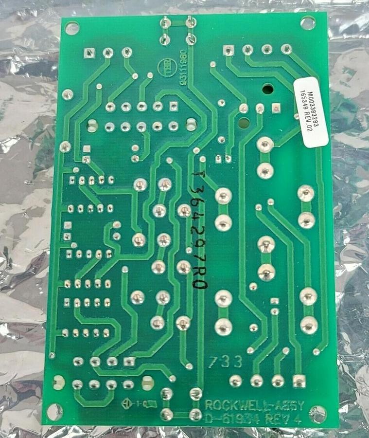Used NEW ALLEN BRADLEY ROCKWELL D-61935 PLUG IN BOARD REV. 7 165347 D61935