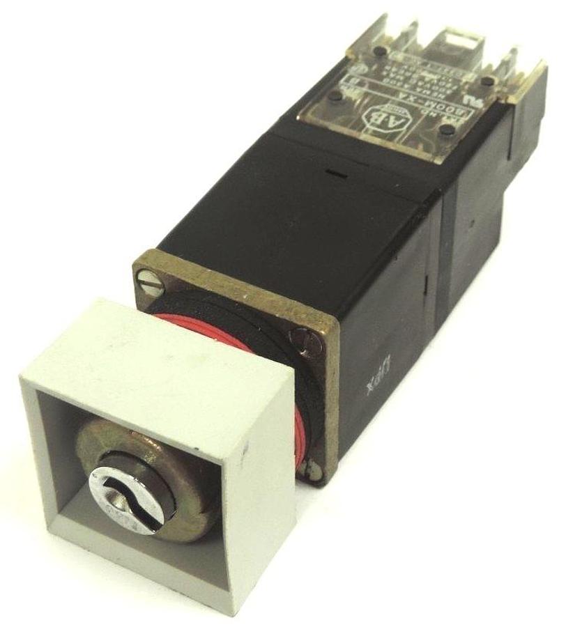 Used NEW ALLEN BRADLEY 800MS-H33B OPERATOR FOR SELECTOR SWITCH 800MSH33B, SER. A