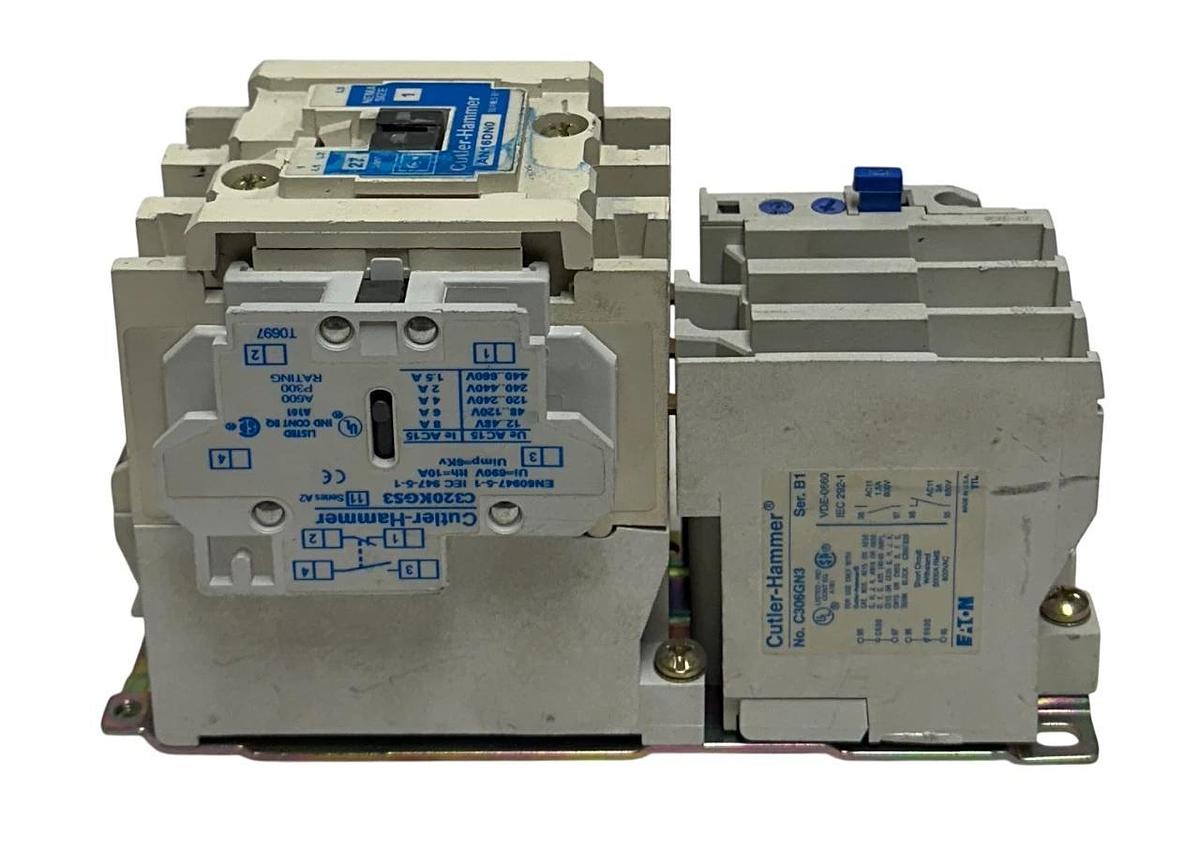 Used CUTLER-HAMMER AN16DN0AB FREEDOM SERIES MOTOR STARTER 3P 600V AN16DN0 /B1 USNP