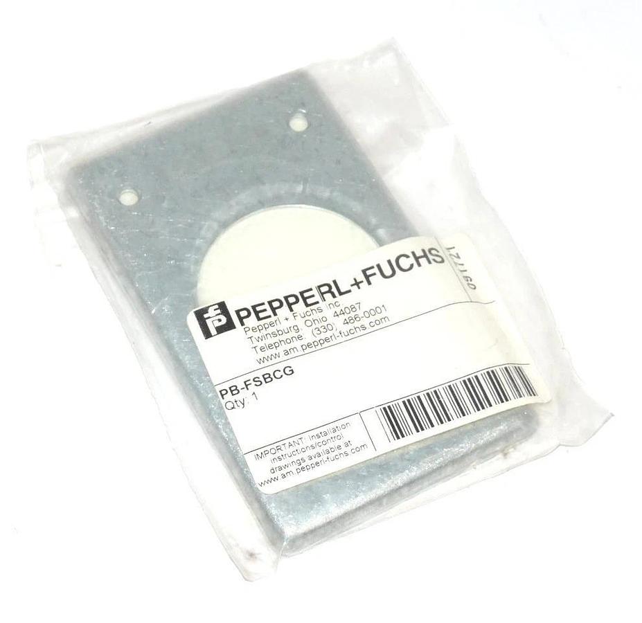 Used NEW PEPPERL FUCHS PB-FSBCG PALM BUTTON COVER PLATE PBFSBCG