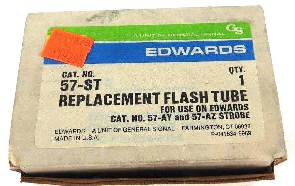 Used NIB GENERAL SIGNAL EDWARDS 57-ST REPLACEMENT FLASH TUBE 57ST