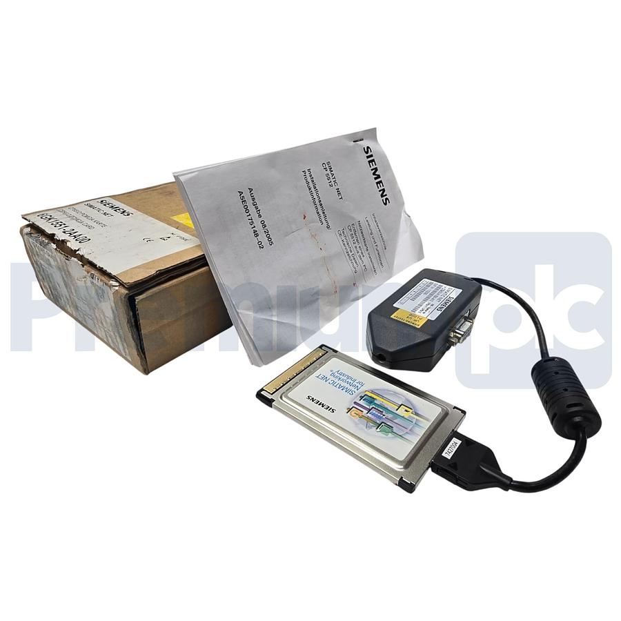 Used Siemens 6GK1551-2AA00 CP 5512 PC Card PCMCIA for PROFIBUS MPI Field Bus USPI