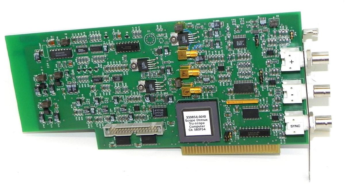 Used TRU-SCOPE 339854-0010 SCOPE DEMUX CK 580F54 BOARD 3398530020 REV. 03