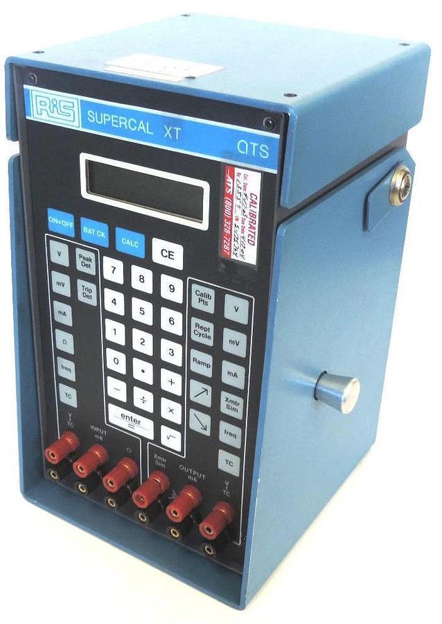 Used RIS SUPERCAL XT ATS METER, W/ CARRYING CASE AND TESTING PROBES