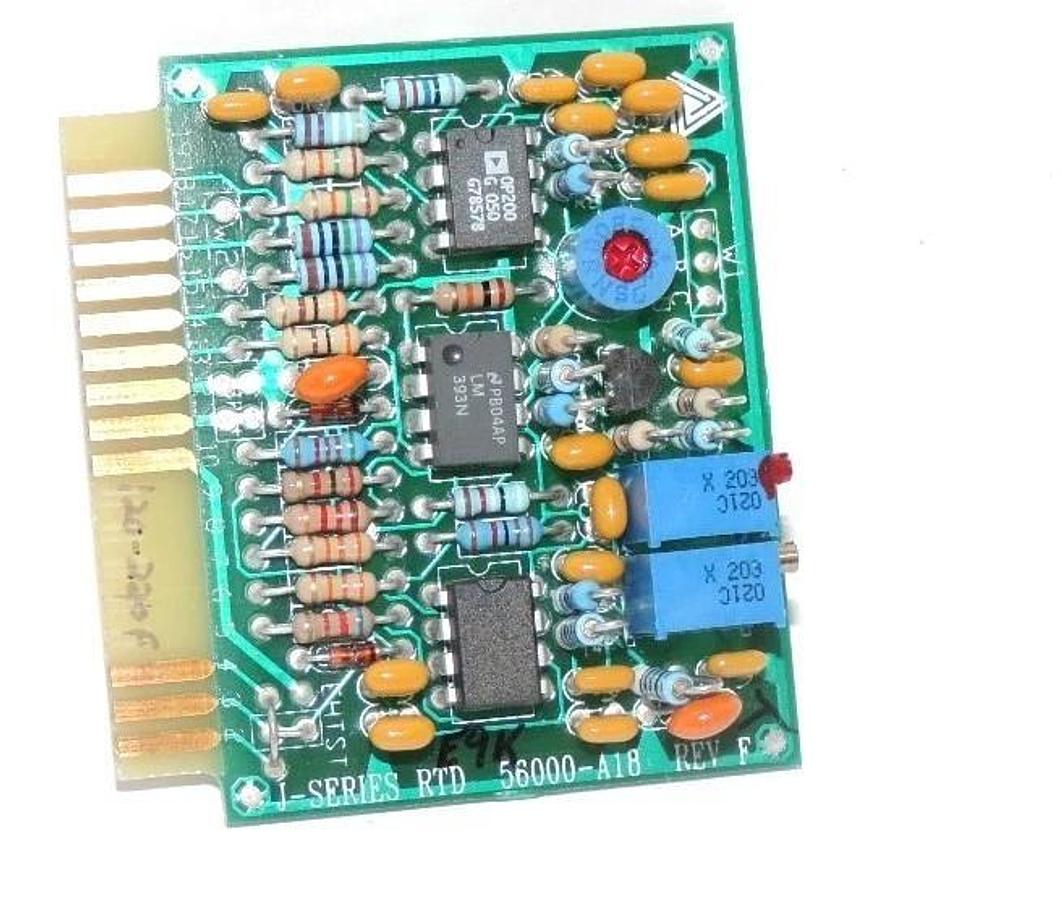Used ANDERSON INSTRUMENT 56000-A18 BOARD J-SERIES RTD, 56000A18, REV. F