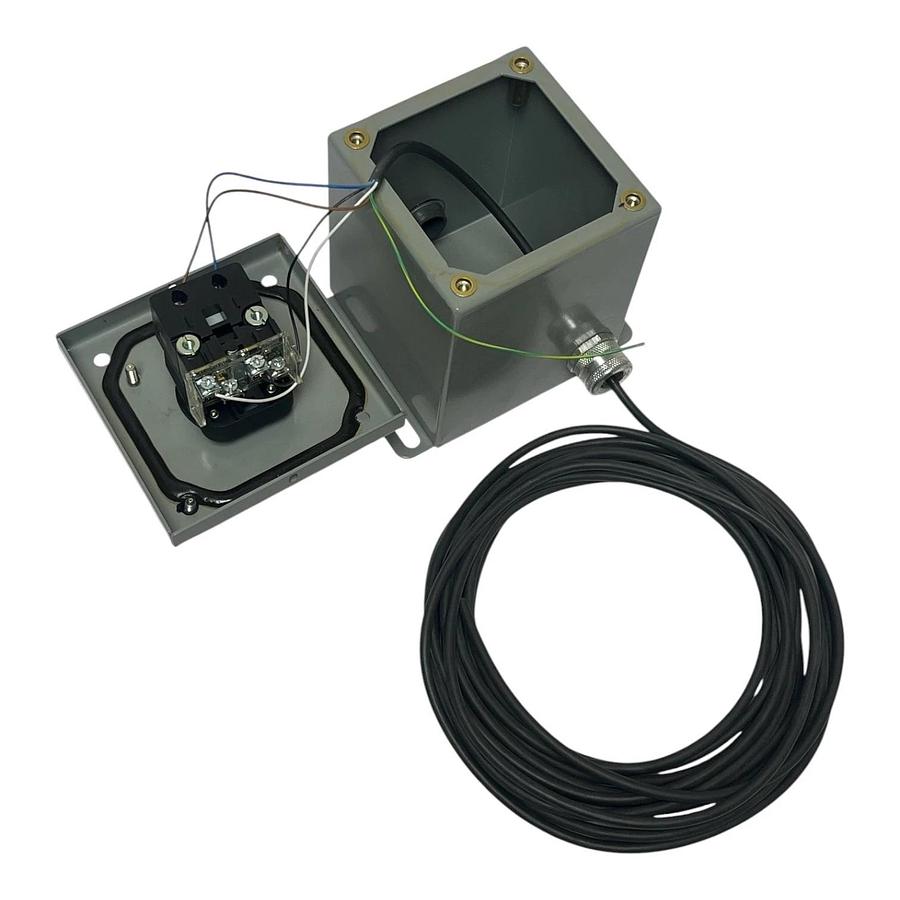Used Saginaw SCE-1PBXI Enclosure with Allen-Bradley 800T-QAH2B Blue LED Pilot Light