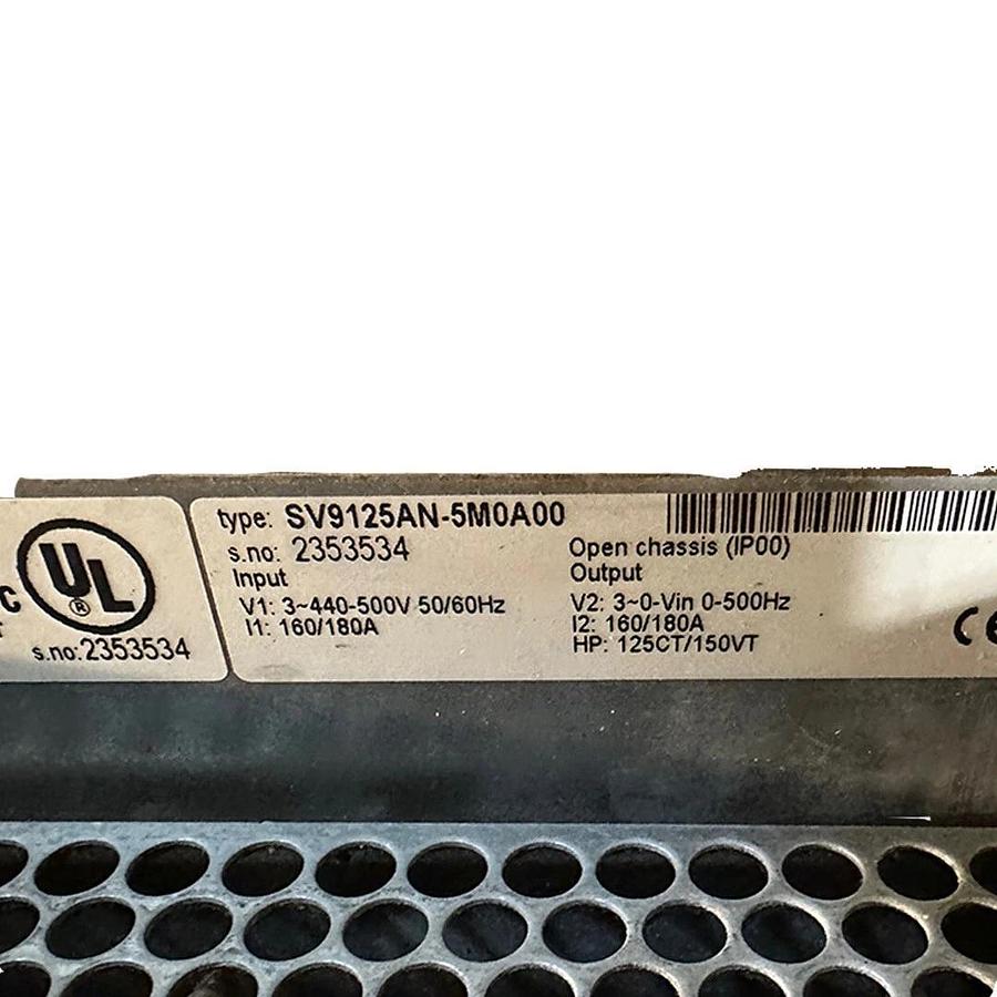 Used EATON CUTLER-HAMMER SV9125AN-5M0A00 / SV9125AN5M0A00 125HP SV9000 SERIES DRIVE