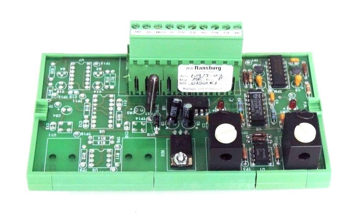 Used NEW ITW RANSBURG 10979 TRANSCEIVER BOARD 10979-02 W/ UMK-SE 11,25 BASE