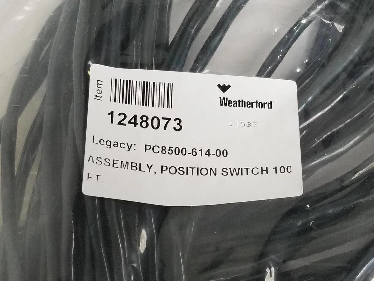 Used NEW WEATHERFORD / LEGACY PC8500-614-00 POSITION SWITCH ASSEMBLY 100FT. 1248073