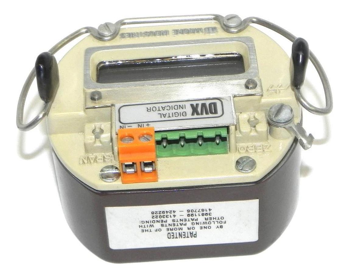 Used MOORE INDUSTRIES DVX DIGITAL INDICATOR DVX/4-20MA/0.0-100.0/2.5VLP