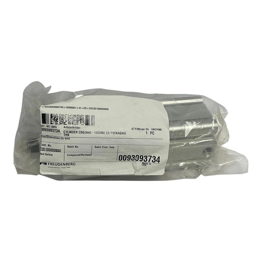 SMC CDQ2B40-100DMZ CQ2 Compact Cylinder Double Acting Single Rod 40mm Bore 100mm