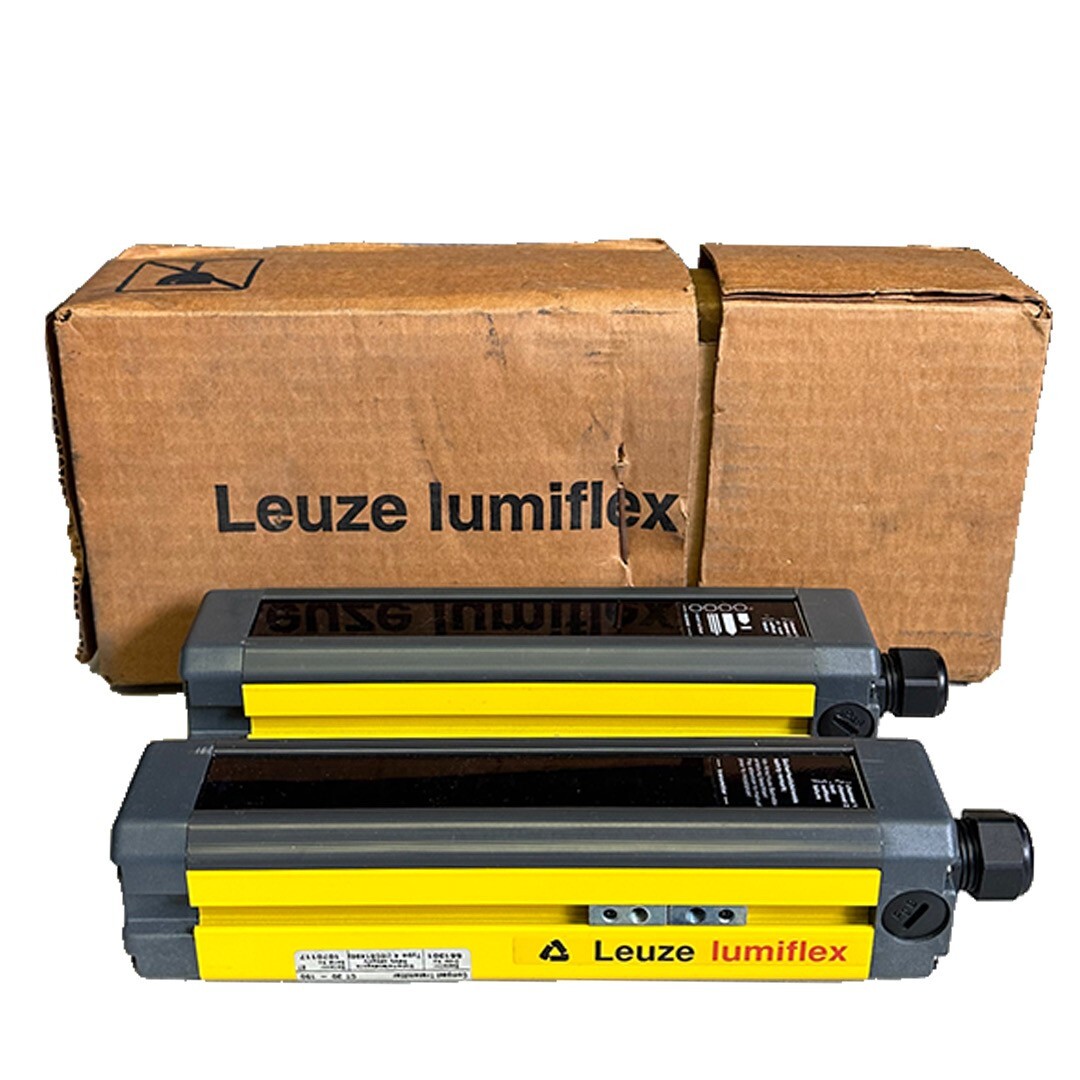 Used NEW LEUZE CR30-150 / CT30-150 COMPACT C30 lumiflex RECEIVER / TRANSMITTER 150mm