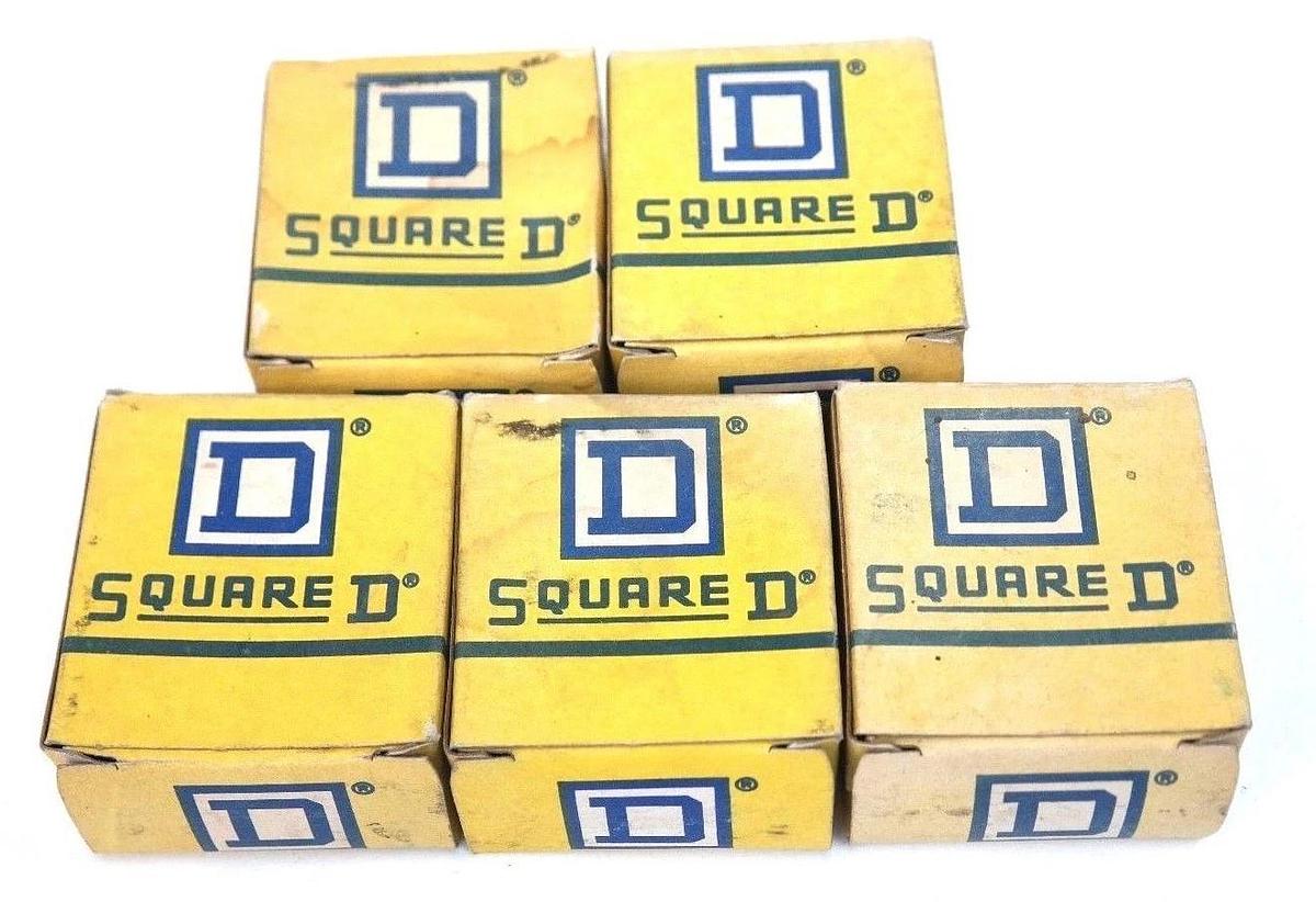 Used LOT OF 5 NIB SQUARE D AU-99 THERMAL UNITS 1-AU99, 5901-58694-MG