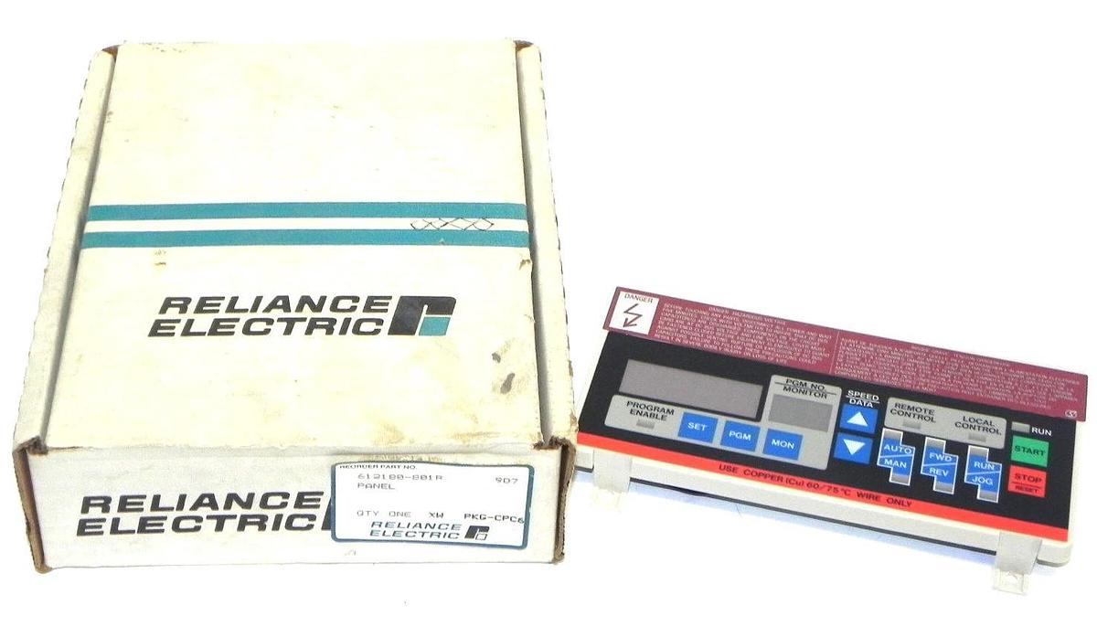 NEW RELIANCE ELECTRIC 612180-801R KEY PAD ASSEMBLY GP2000, 612180801R