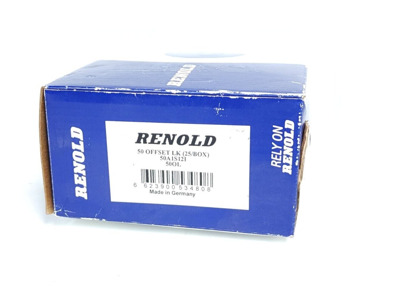 BOX OF 25 NEW RENOLD 50 OFFSET LK (25/BOX) 50A1S12I 50OL