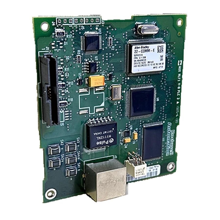 Used ALLEN BRADLEY 22-COMM-E /A POWERFLEX ETHERNET ADAPTER V 1.008 22COMME 319624-A01