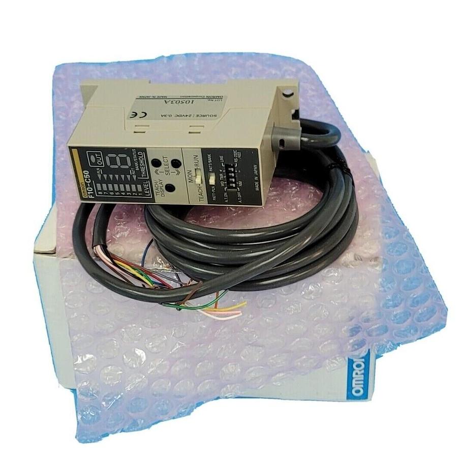 Used NEW OMRON F10-C50 PATTERN MATCHING SENSOR F10C50