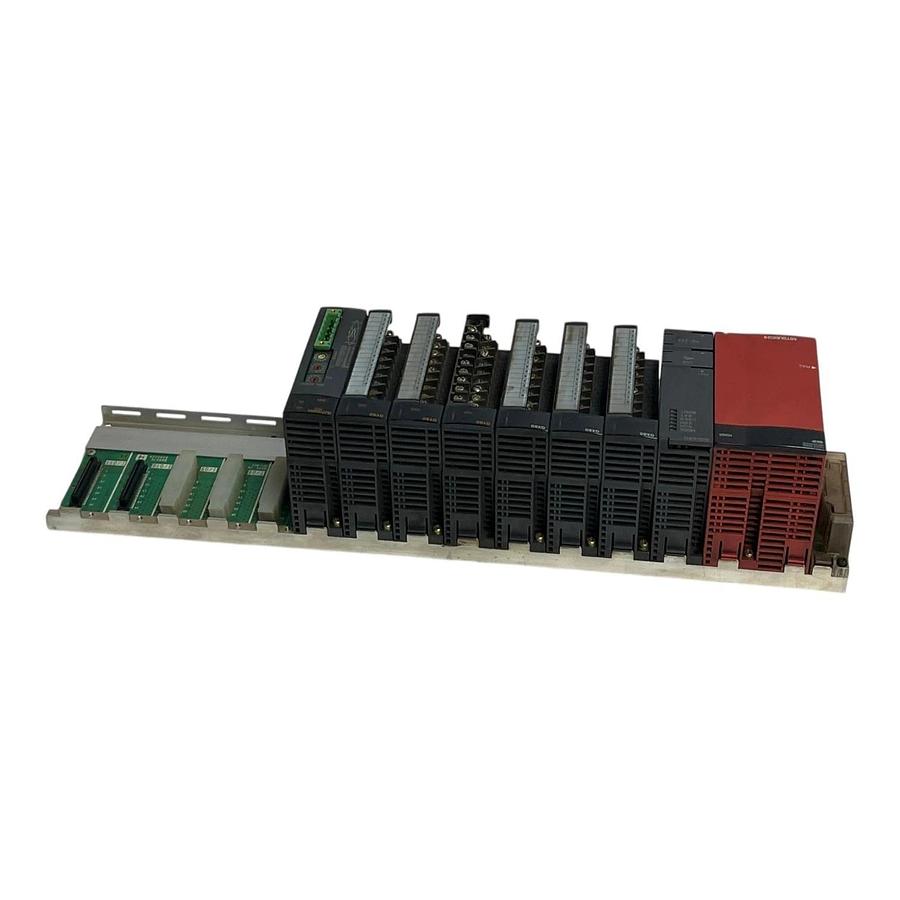 Used Mitsubishi MELSEC-Q PLC Assembly Q312B Q63P Q02HCPU QX80 QY80 QJ71DN91