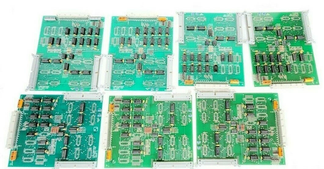 Used LOT OF 7 CEAC LINE CONTROLS PA-020-178 ISSUE: 3 PCB CIRCUIT BOARD MODULES