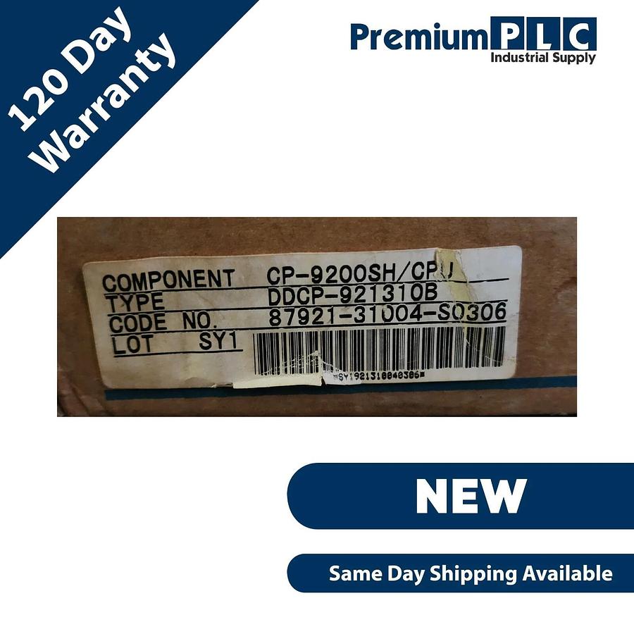 Used NEW YASKAWA ELECTRIC CP-9200SH/CPU SER. CPU SERVO CONTROLLER TYPE: DDCP-921310B
