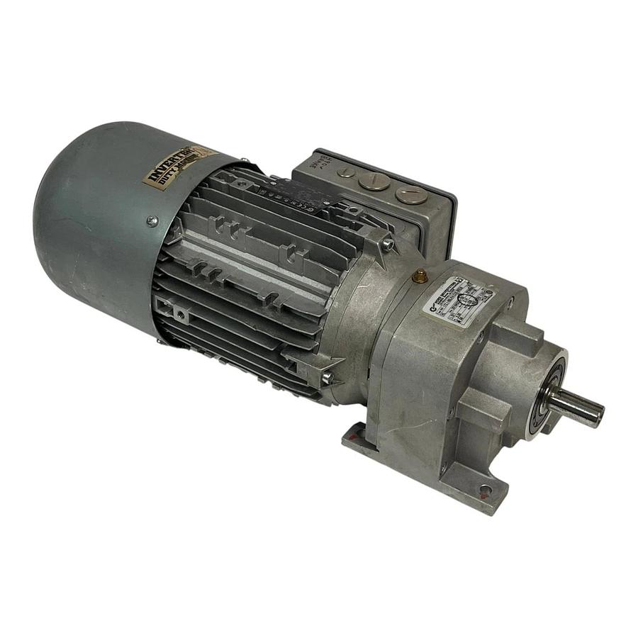 Used NORD Gearmotor SK 172.1-90LH/4 CUS BRE20 HL 2 HP 339 RPM 230/460V Inverter Duty