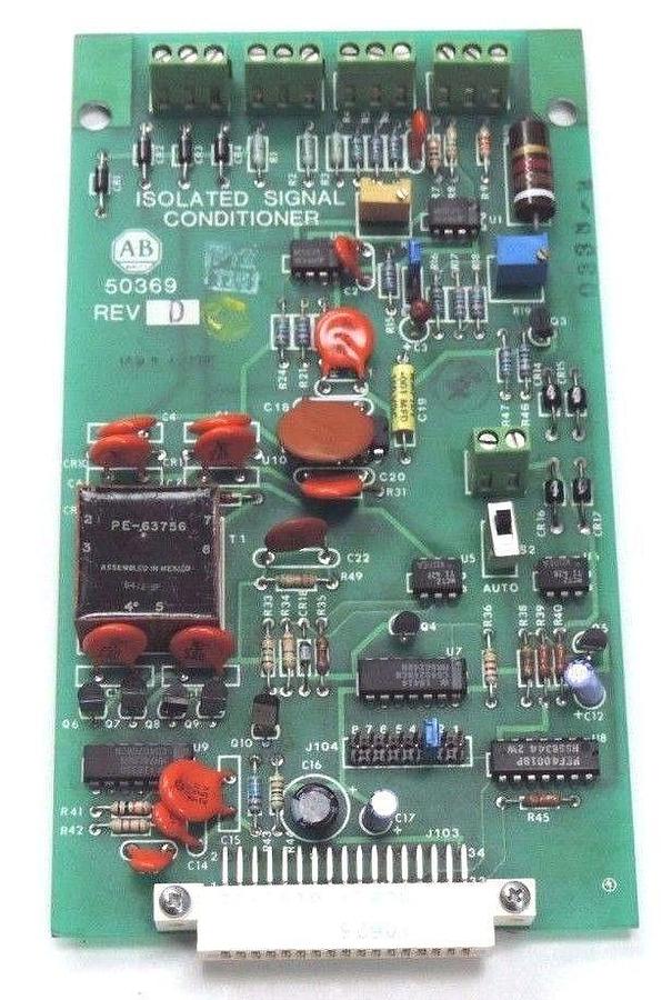 Used REPAIRED ALLEN BRADLEY 50369 ISOLATED SIGNAL CONDITIONER REV. D