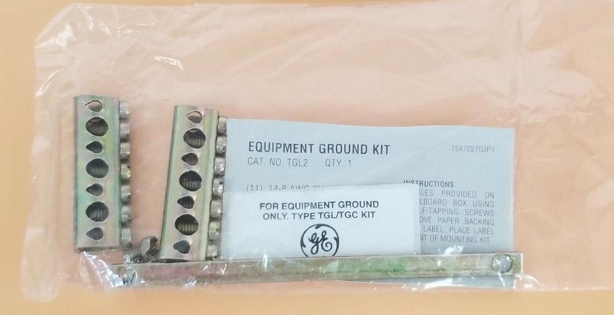 Used LOT OF 3 NEW GENERAL ELECTRIC TGL2 EQUIPMENT GROUND KIT 75A702703P1 NP245819