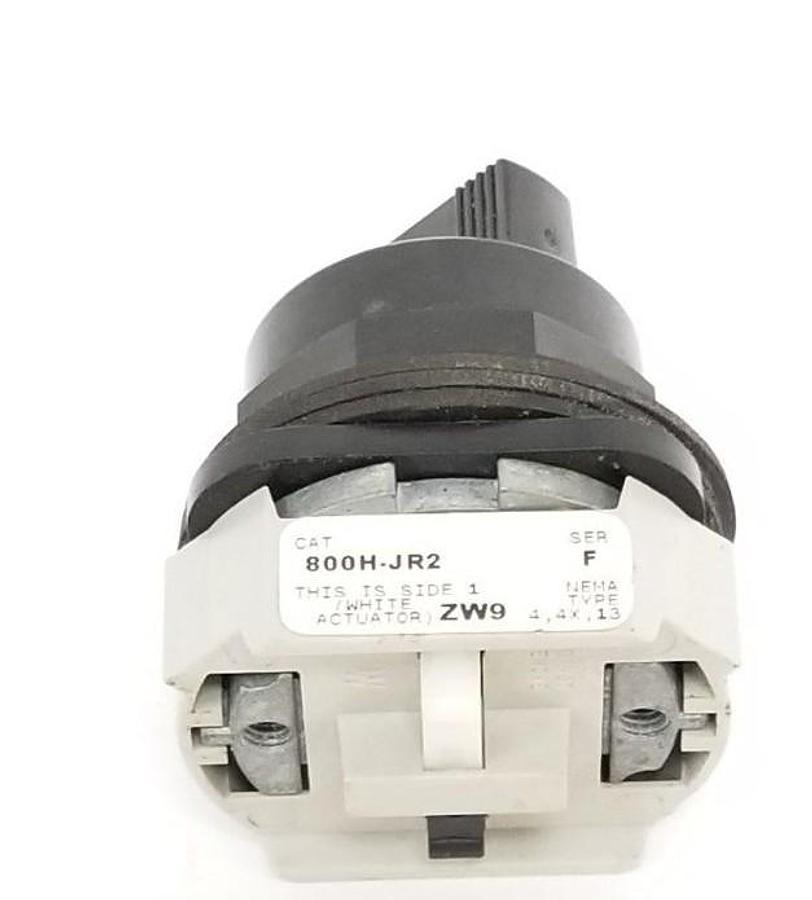 Used ALLEN BRADLEY 800H-JR2 SELECTOR SWITCH SER. F, 800HJR2