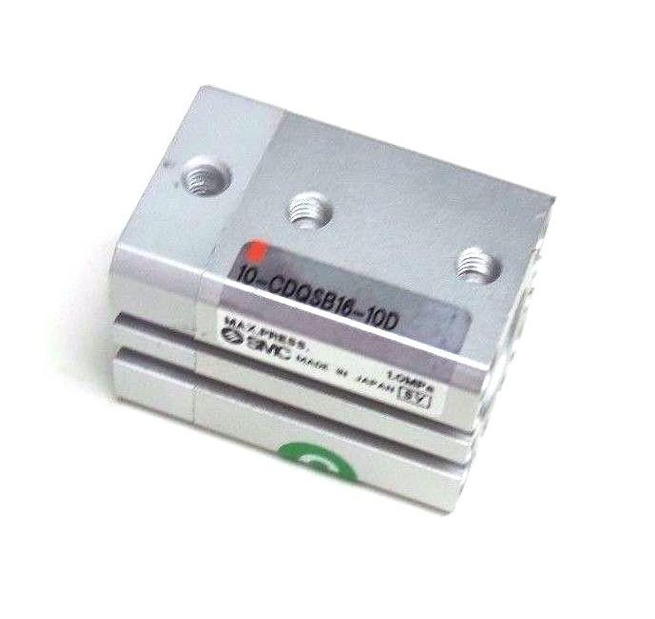 Used LOT OF 3 NIB SMC 10-CDQSB16-10D PNEUMATIC ROTARY CLAMP CYLINDERS 10CDQSB1610D