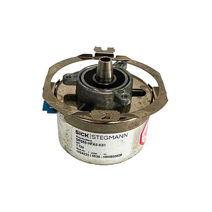 Used SICK STEGMANN SRS50-HFA0-K01 ENCODER MOTOR FEEDBACK CONNECTOR 7-12V, 1034222