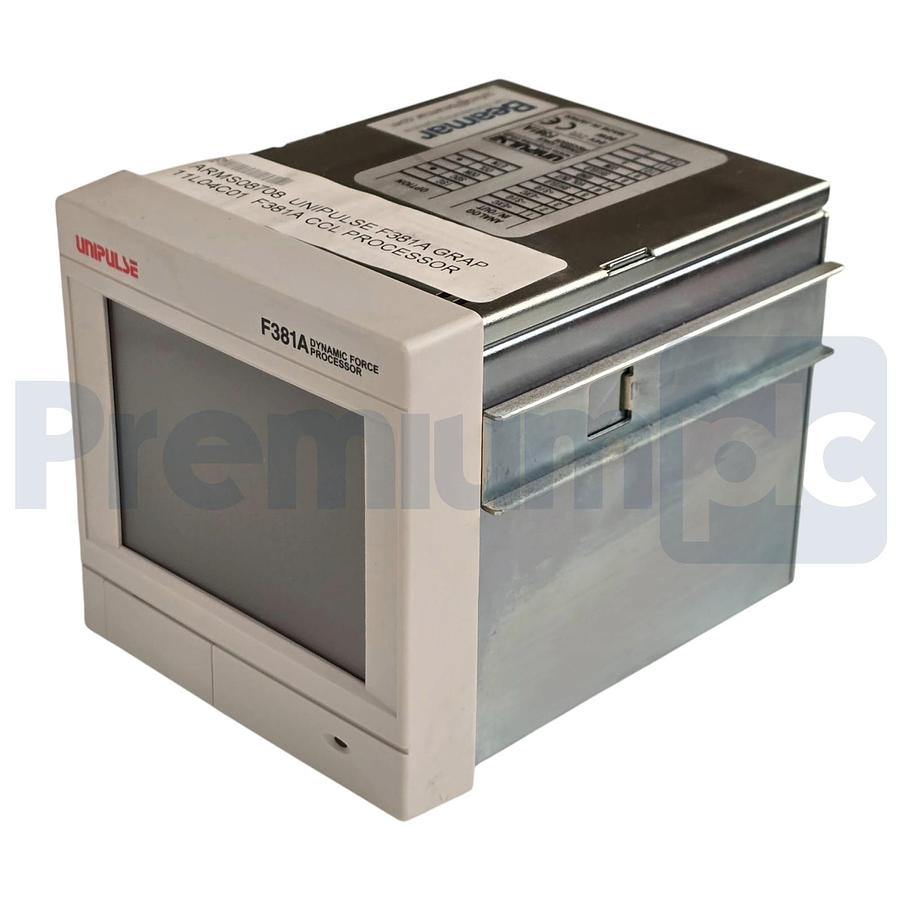 Used Unipulse F381A Dynamic Force Processor Digital Indicator/Display TFT 24VDC NSNP