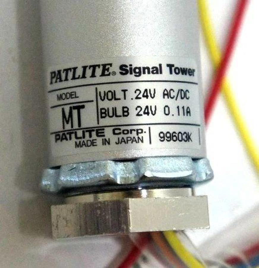 Used NIB PATLITE MT-402 SIGNAL TOWER SUPER SLIM 24V, MT402