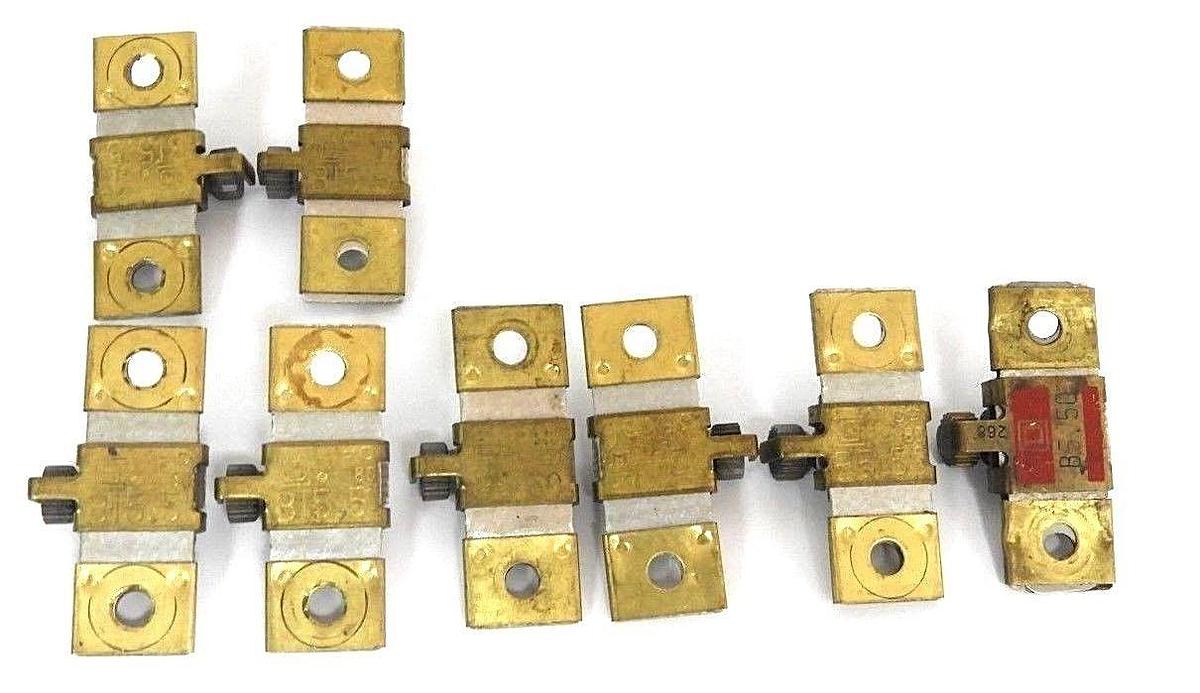 Used LOT OF 8 SQUARE D HEATER ELEMENTS B.22, B4.85, B.14