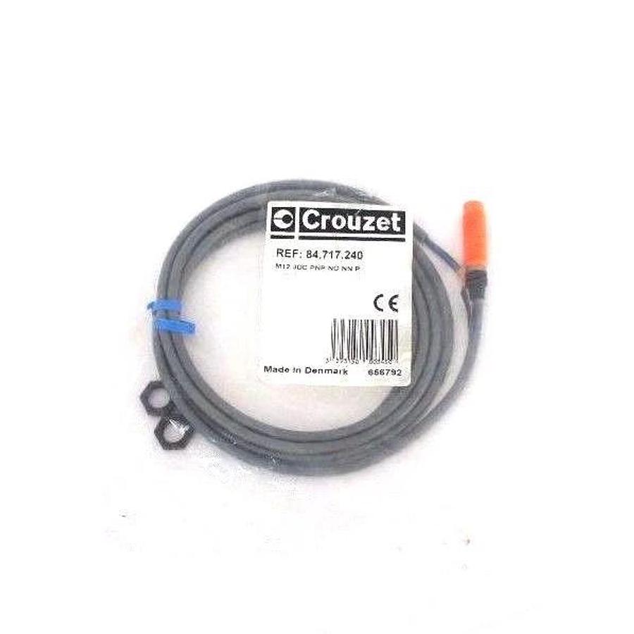 Used NEW CROUZET 84.717.240 INDUCTIVE PROXIMITY SENSOR M12, 3DC, PNP, NO, NN, P