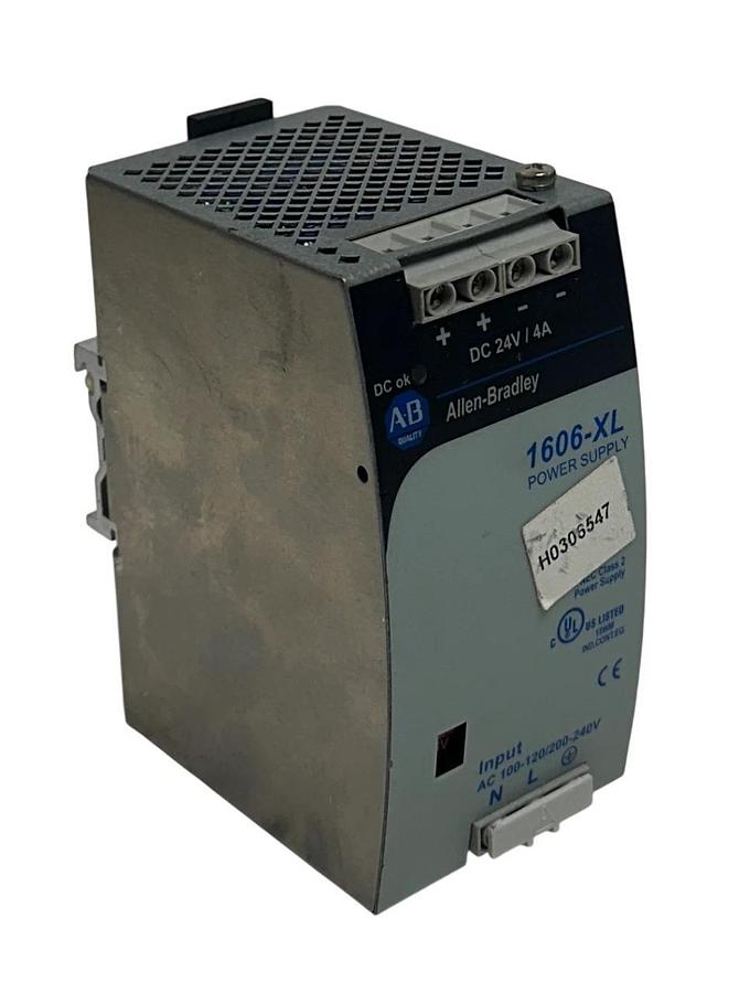 Used ALLEN BRADLEY 1606-XLDNET4 /A POWER SUPPLY 1606-XL 100-120/200-240V INPUT USNP