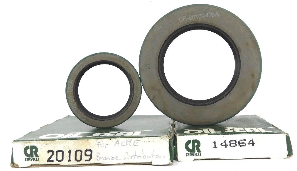 Used LOT OF 2 NIB CHICAGO RAWHIDE OIL SEALS (1) 20109 & (1) 14864