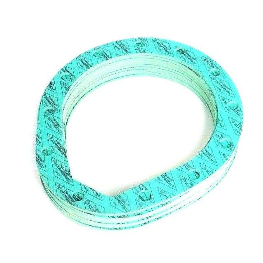 Used LOT OF 10 NEW THERMOSEAL KLINGERSIL C-4401 OBLONG GASKETS 1/4" THICK, 1-3/4" W