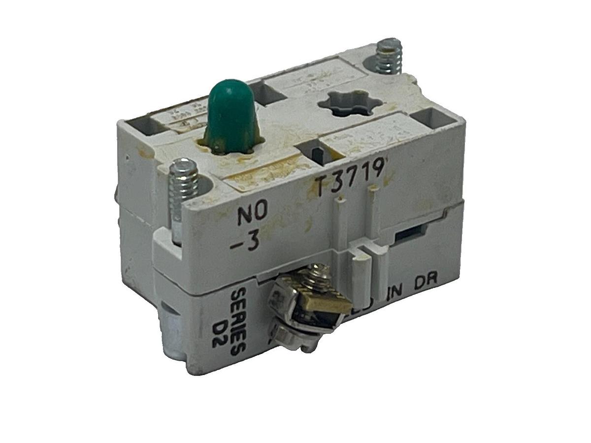 Used 4 EATON 10250T53 STD CONTACT BLOCKS HEAVY-DUTY 2NC SERIES D2 600VAC NSMP
