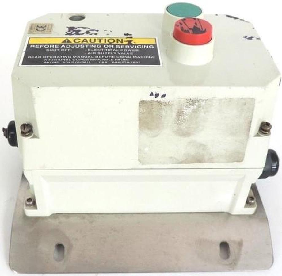 Used LOVATO START / STOP CONTROLLER ENCLOSURE W/ TYPE BF12 CONTACTOR