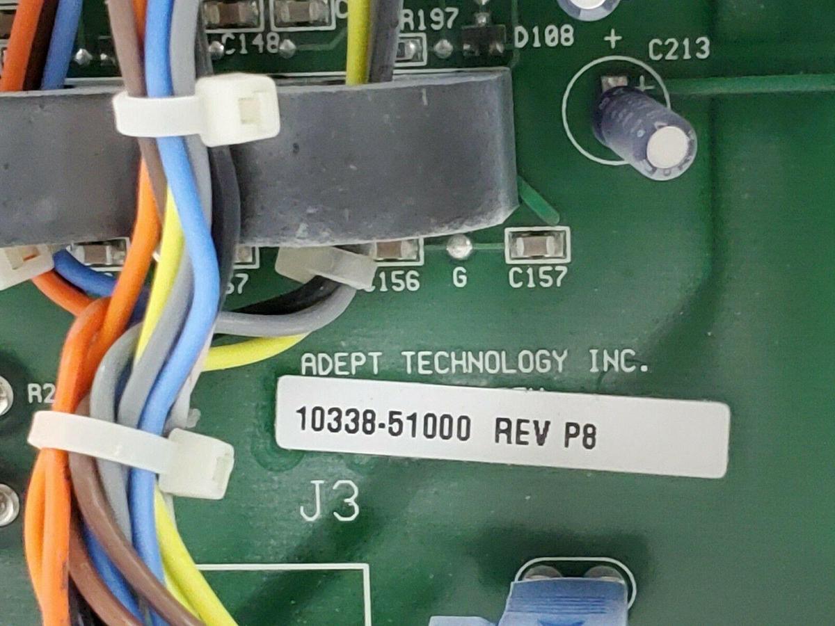 Used ADEPT TECHNOLOGY 10338-51000 REV. P8 DUAL AMPLIFIER MODULE 20338-51000